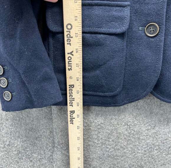 Y2K Vintage Abercrombie & Fitch Navy Preppy Blazer - Picture 6 of 9